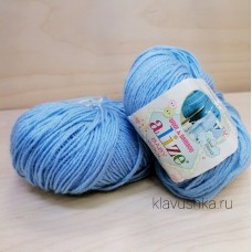Alize Baby Wool 350 (св. голубой)