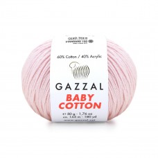Baby cotton 3411 (бледно-розовый)