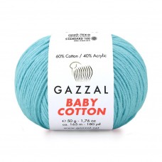 Baby cotton 3451 (небесно-голубой)