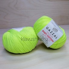 Baby cotton XL 3462 (желтый неон)