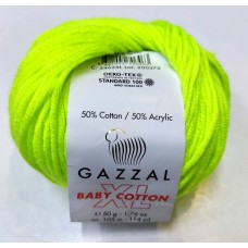 Baby cotton XL 3462 (желтый неон)
