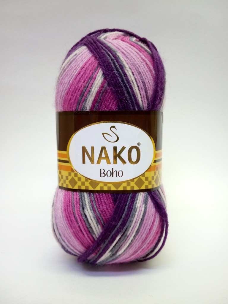 Пряжа нако. Пряжа Nako Boho 81260. Пряжа Нако меланжевая. Nako Boho палитра.