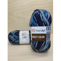 Crazy Color 182 (голубой/бежевый/темно-синий)